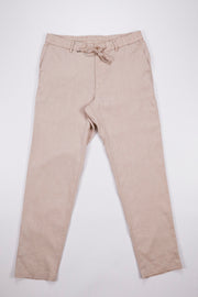 BOSS C-Kane-RDS Regular Fit Drawstring Linen Trousers