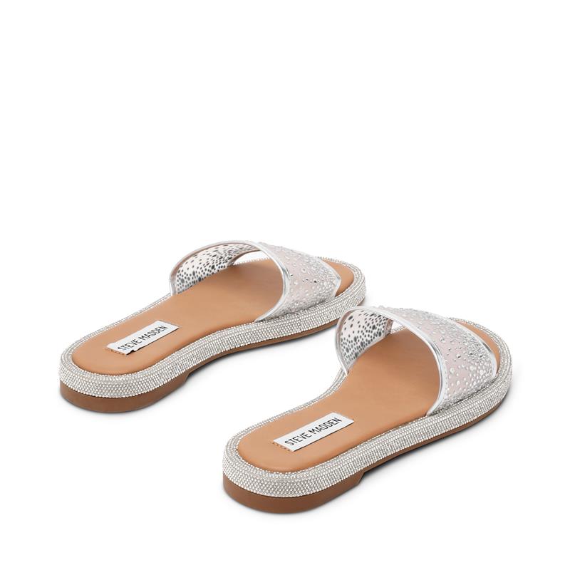 AESHA SILVER MESH SANDAL