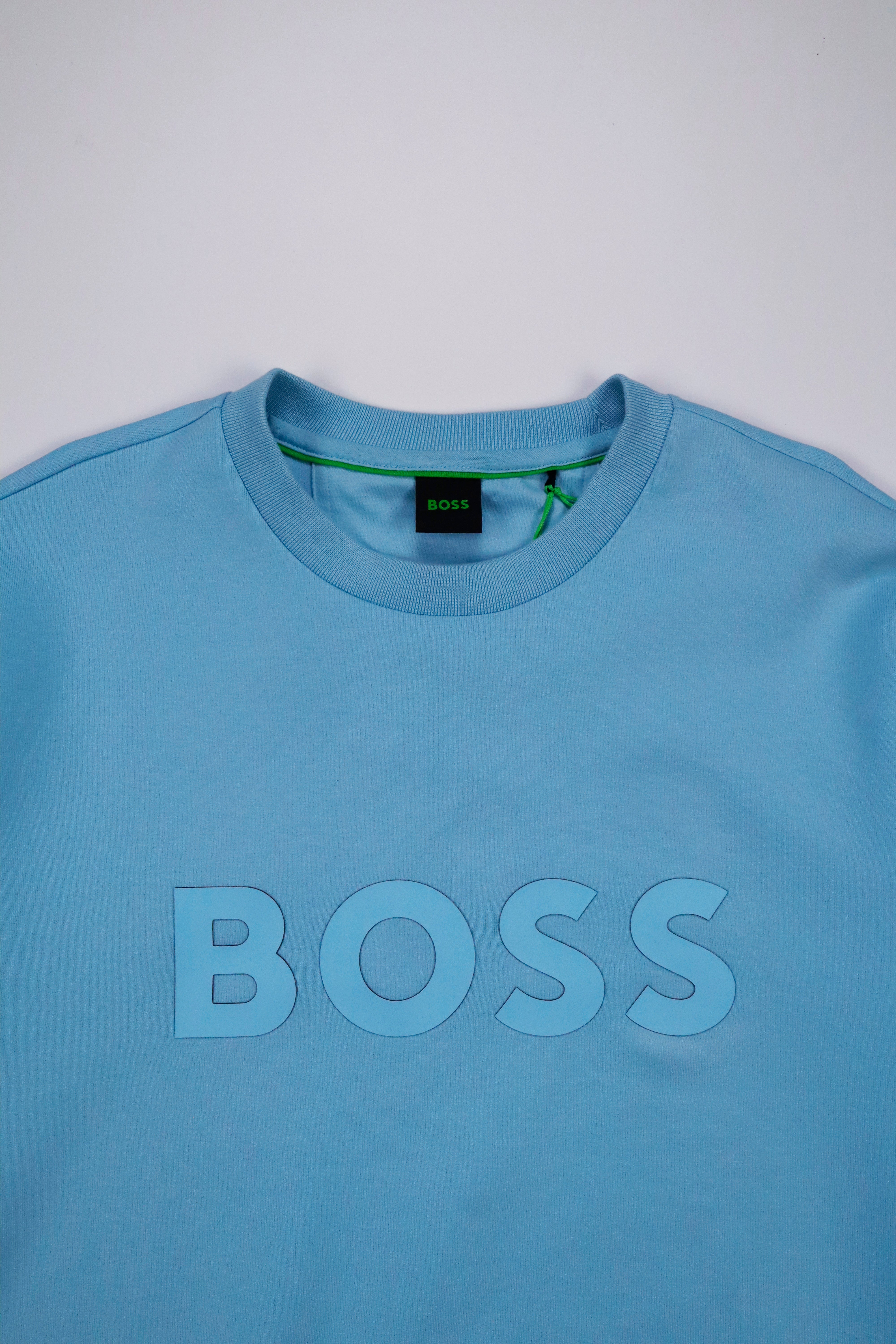 BOSS Salbo Stretch-Cotton Sweatshirt with Sandwich Logo