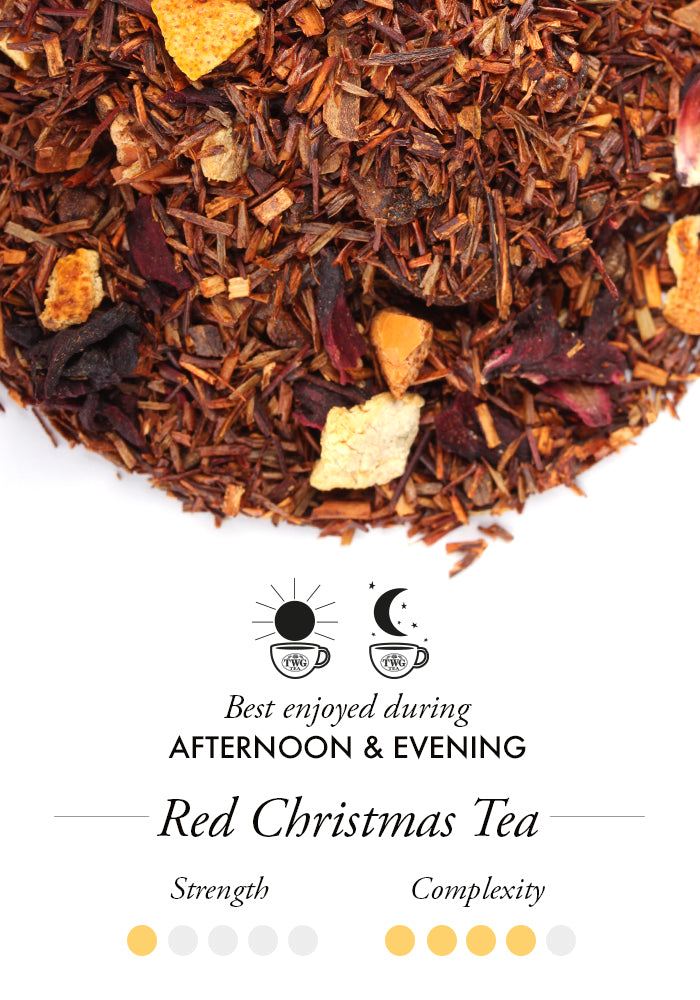 Red Christmas Caviar Tin Tea
