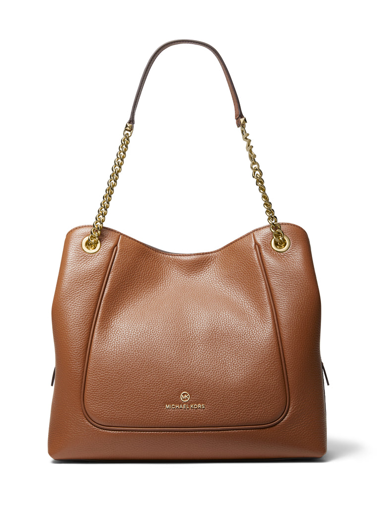 Michael Kors Greenwich Small Embossed Scuba And Faux Leather