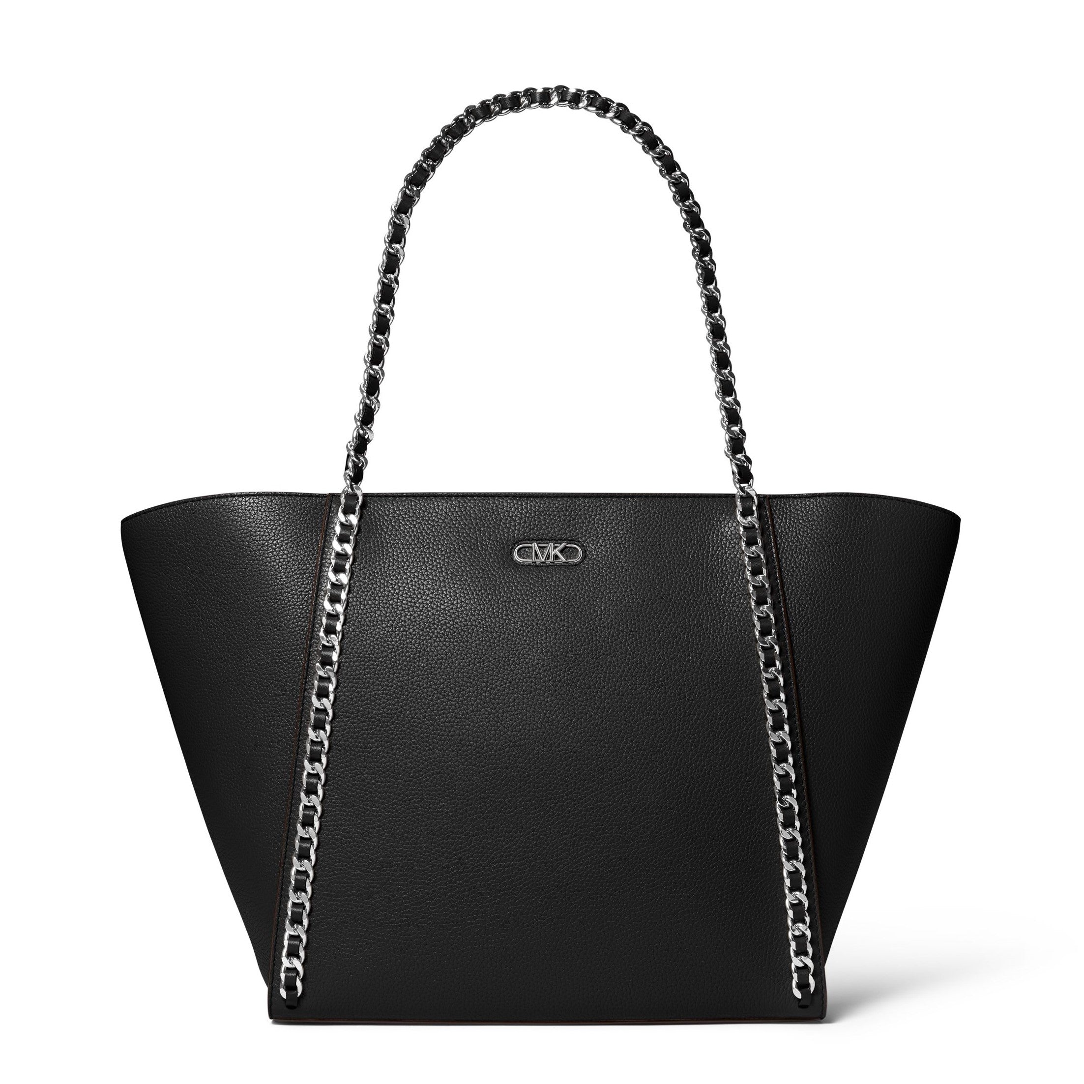 Westley Small Pebbled Leather Chain-Link Tote Bag