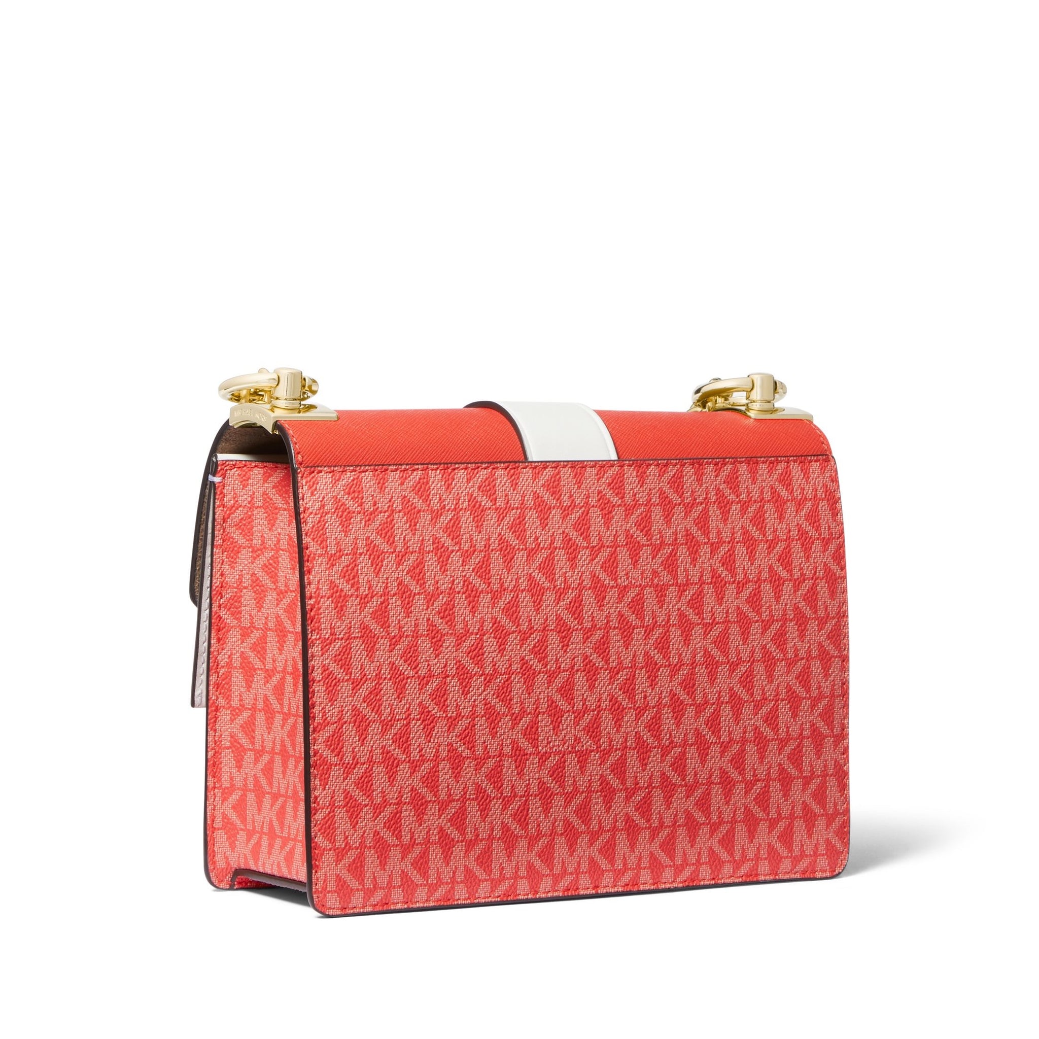SSY☆saffiano square circle room bag Greenwich Small Saffiano Leather Crossbody Bag | Michael