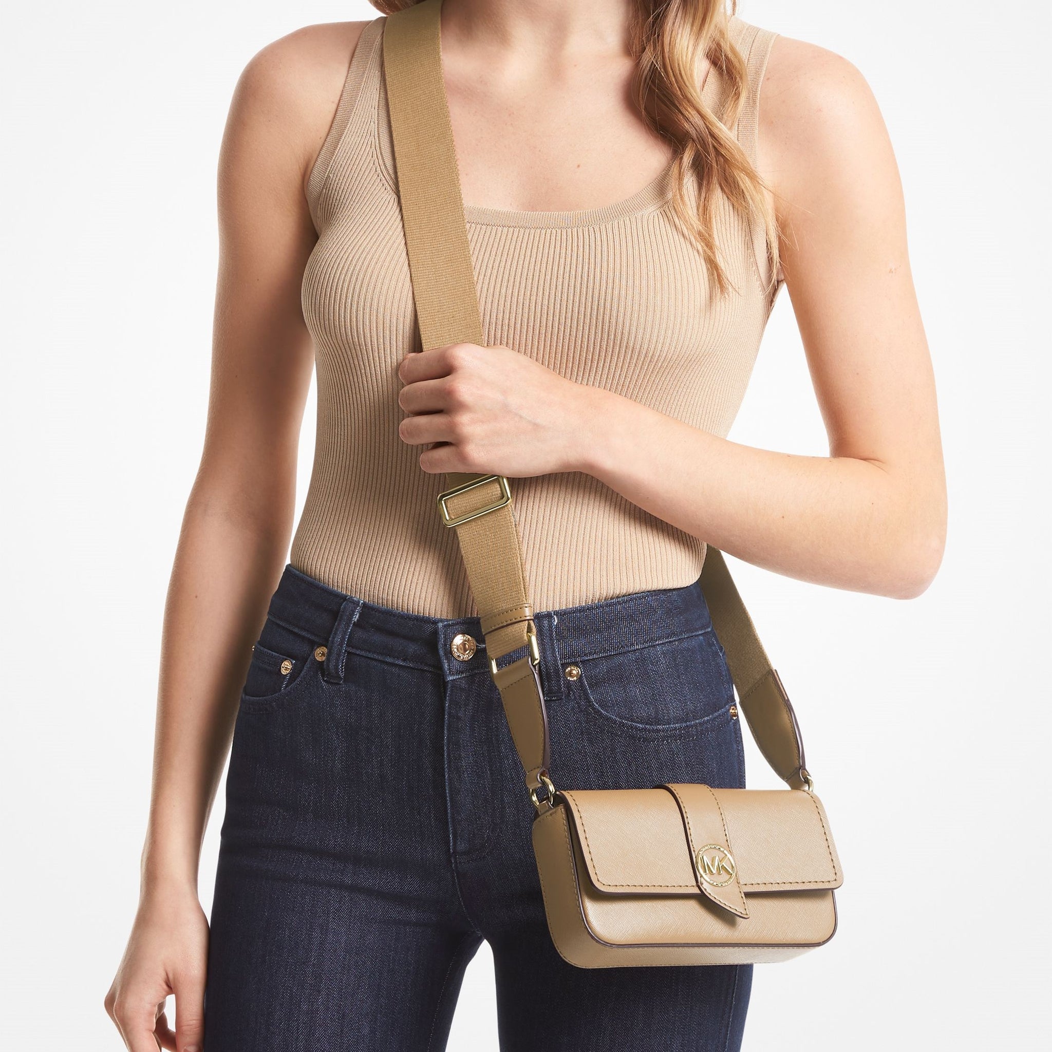 ハンドバッグ Michael Kors Greenwich Sling 32S3GGRC1L 222 CAMEL Shoulder B s-l400.jpg