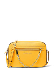 Jet Set Large Saffiano Leather Crossbody Bag