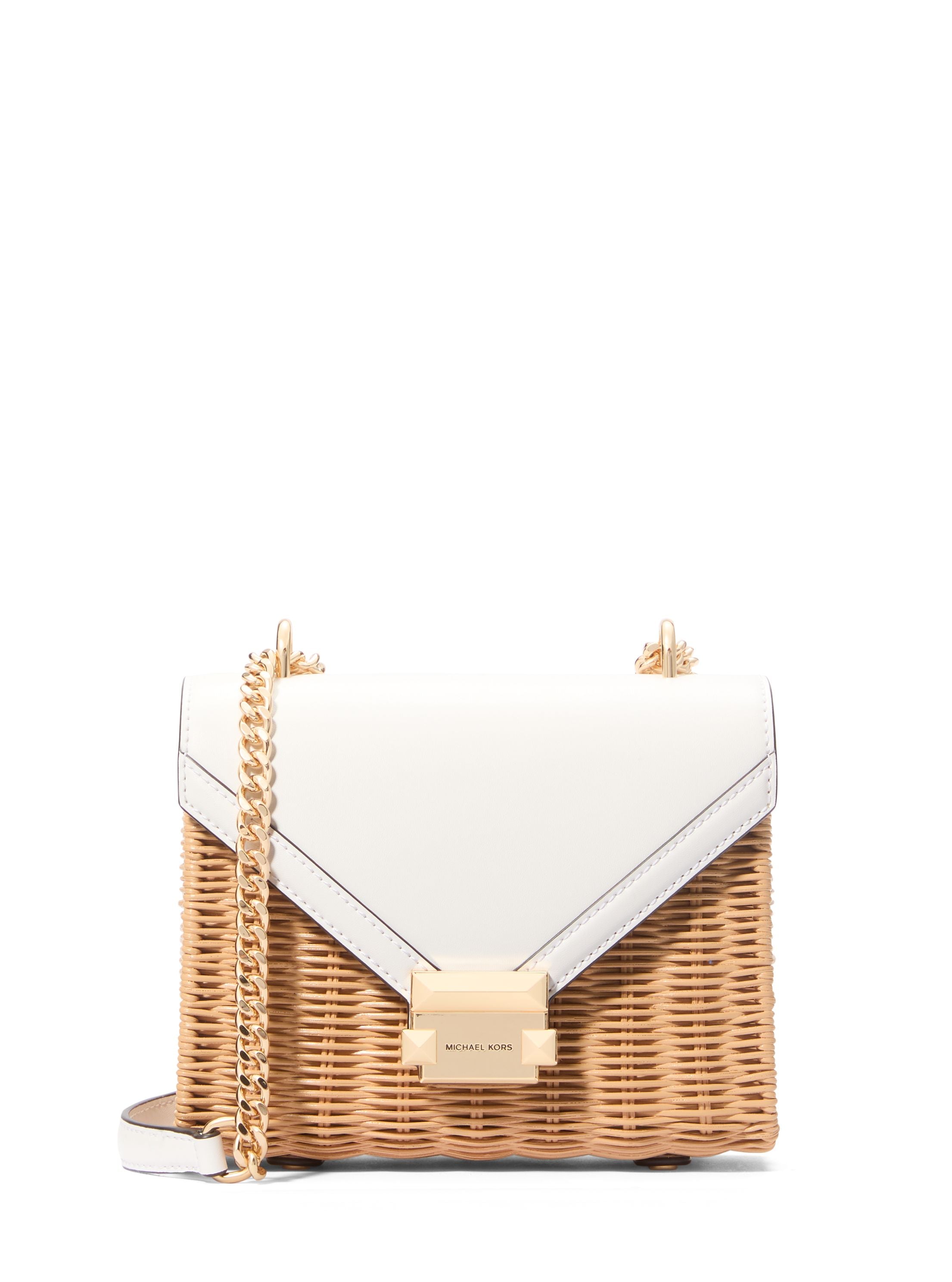 Whitney Small Wicker Shoulder Bag