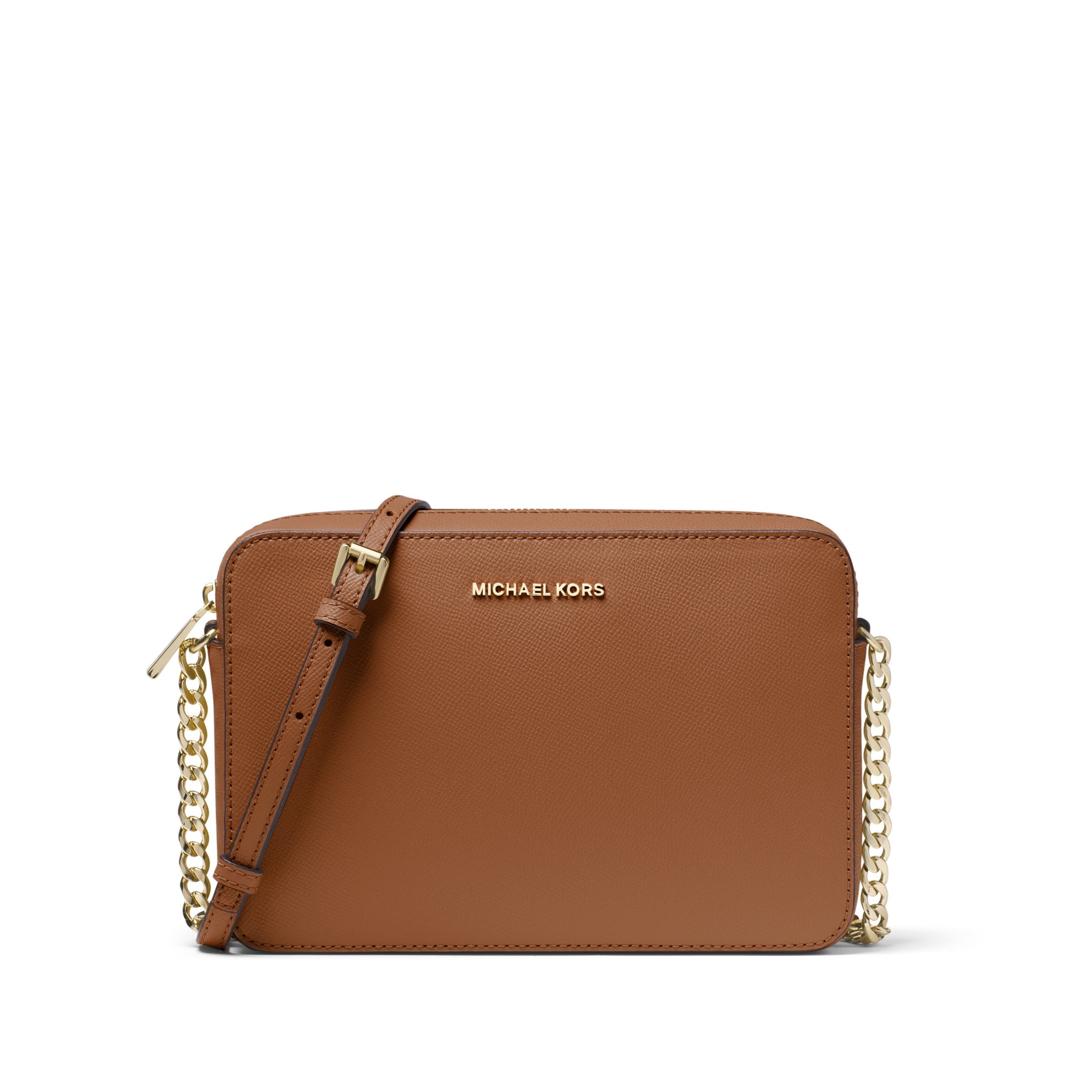 Jet Set Large Leather Crossbody Bag
