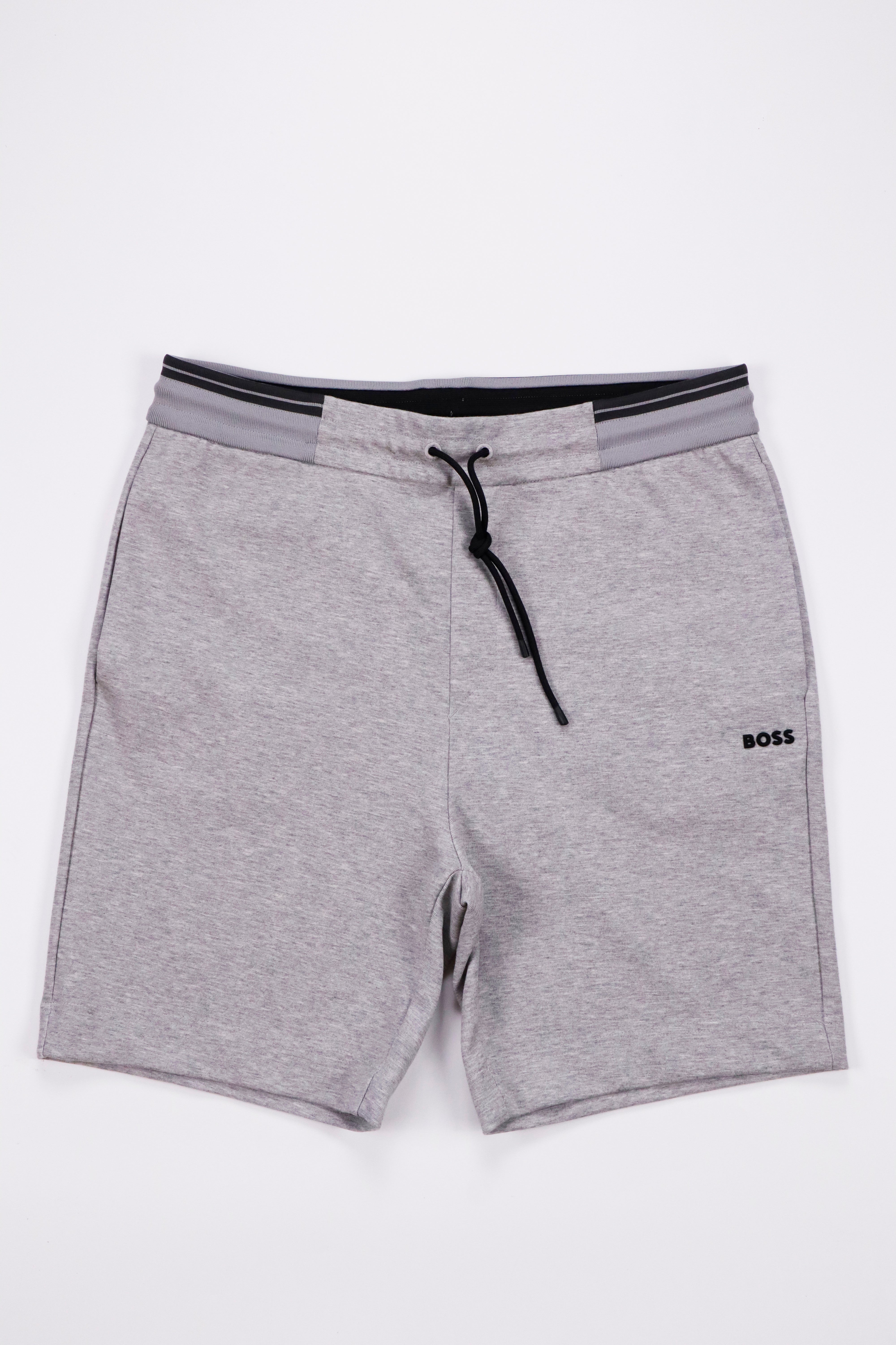 Cotton-Blend Shorts with Stripe Details