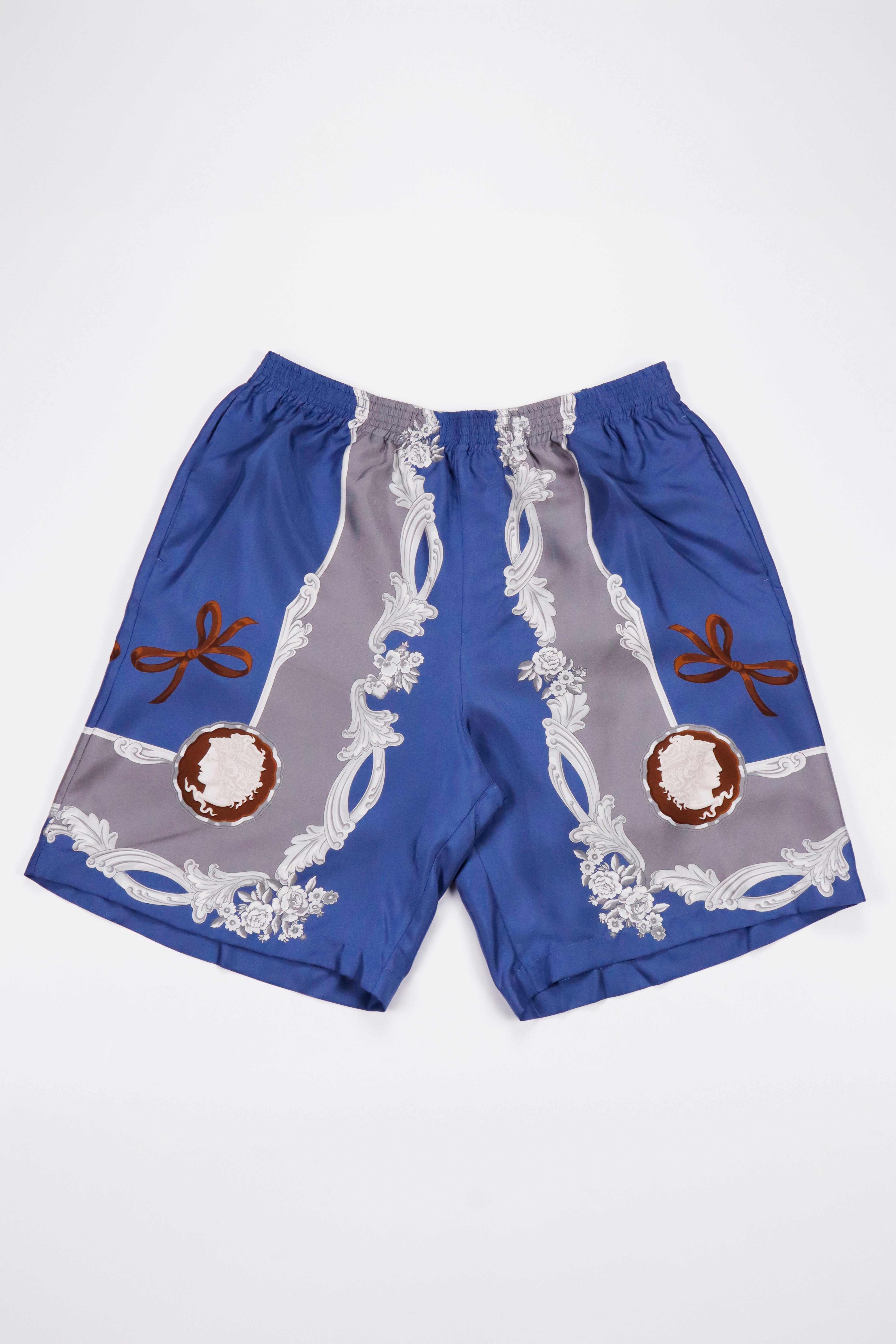 Versace Medusa Cameo Print Shorts