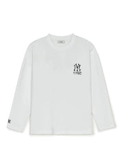BASIC STREET MEGA LOGO LOOSE-FIT LONG-SLEEVE T-SHIRT NEW YORK YANKEES