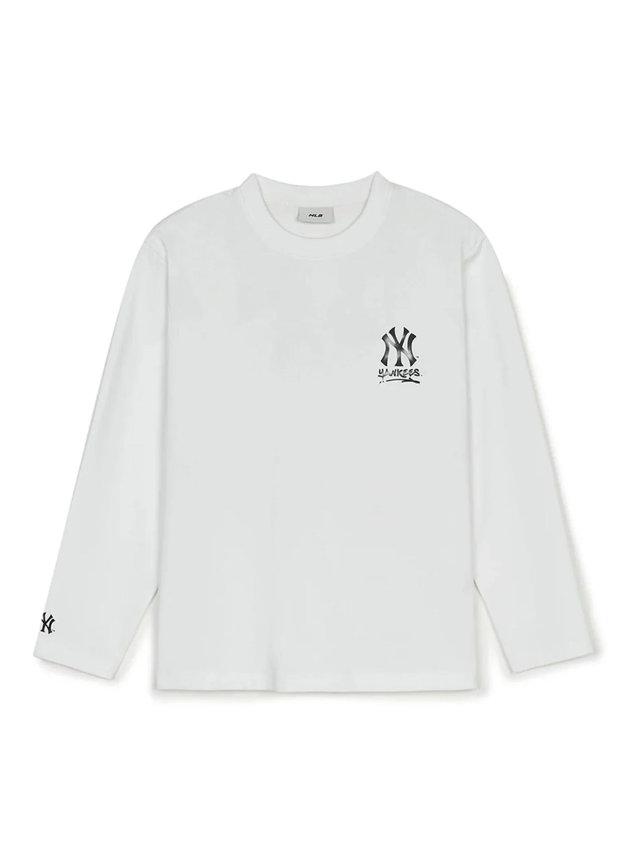BASIC STREET MEGA LOGO LOOSE-FIT LONG-SLEEVE T-SHIRT NEW YORK YANKEES