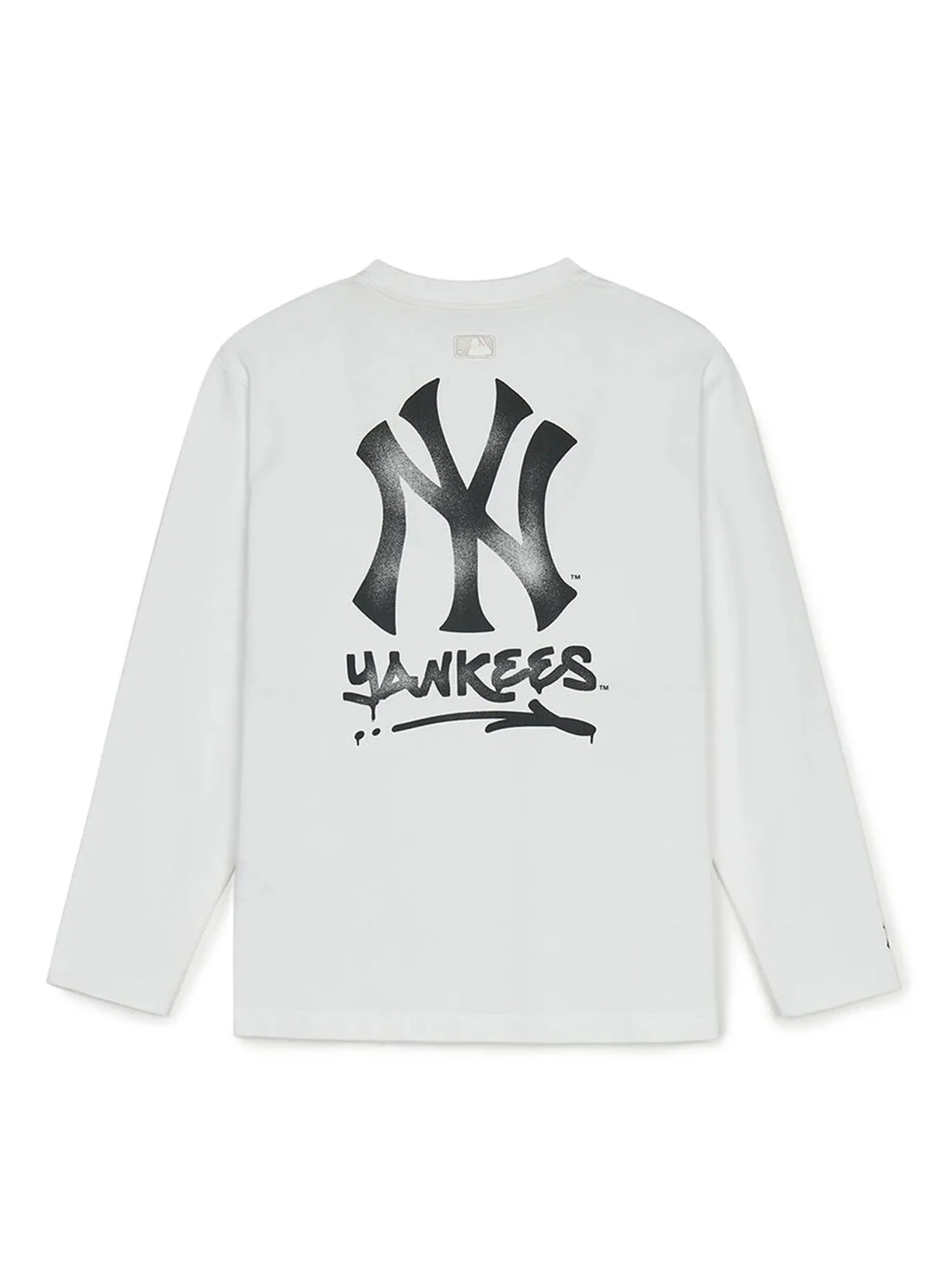 BASIC STREET MEGA LOGO LOOSE-FIT LONG-SLEEVE T-SHIRT NEW YORK YANKEES