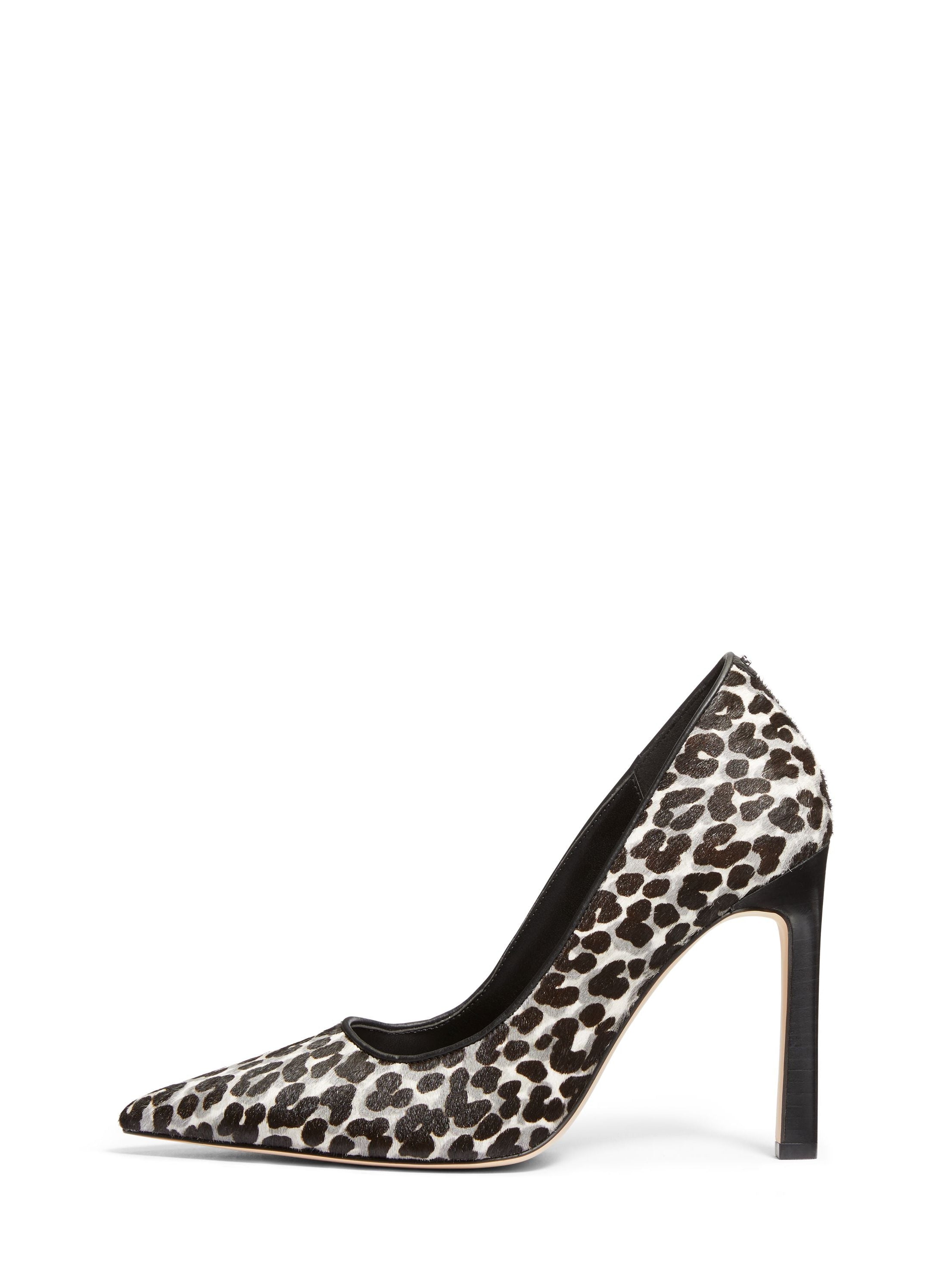 Amara Leopard Print Calf Hair Pump