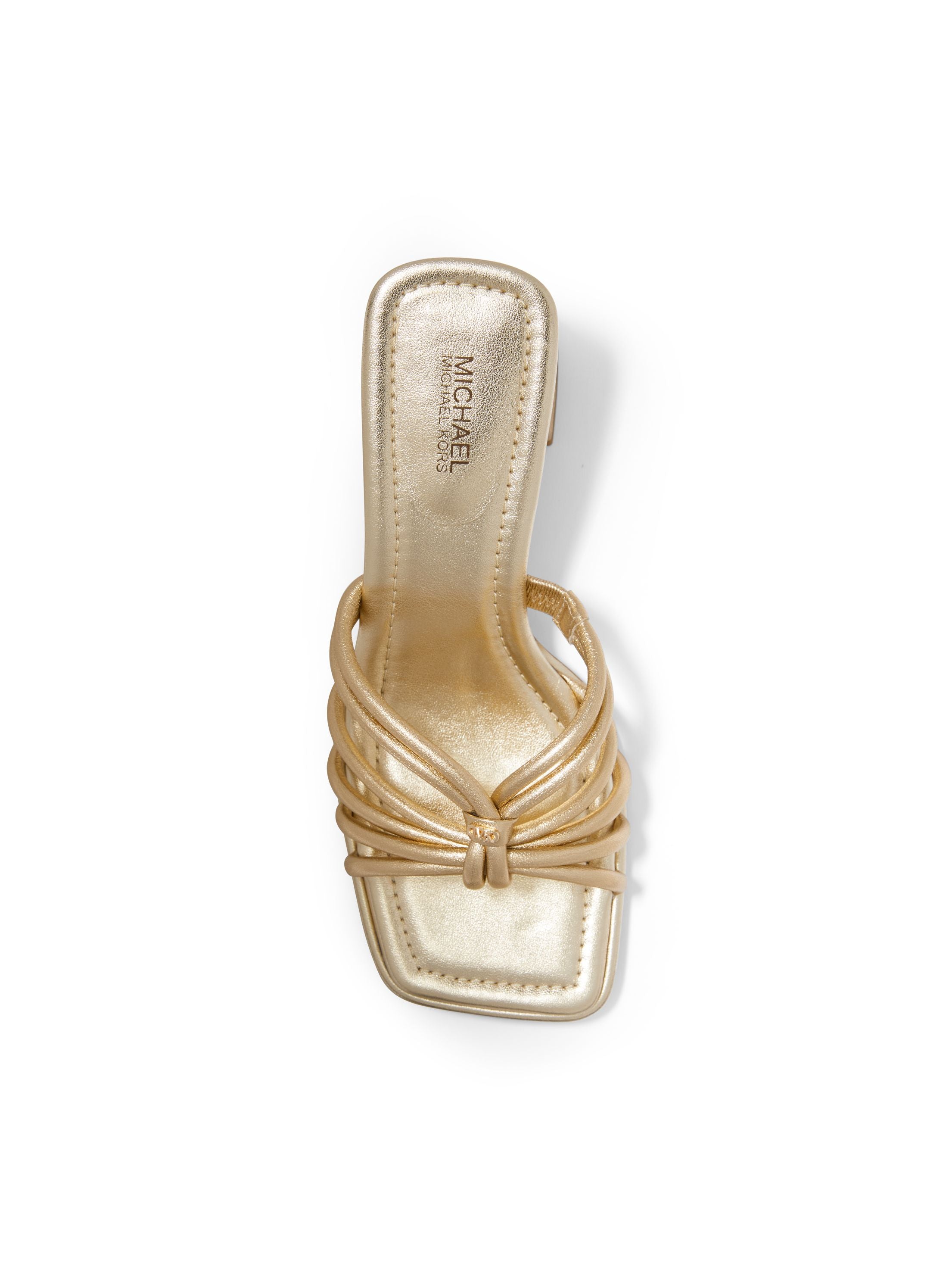 Astra Metallic Leather Mule