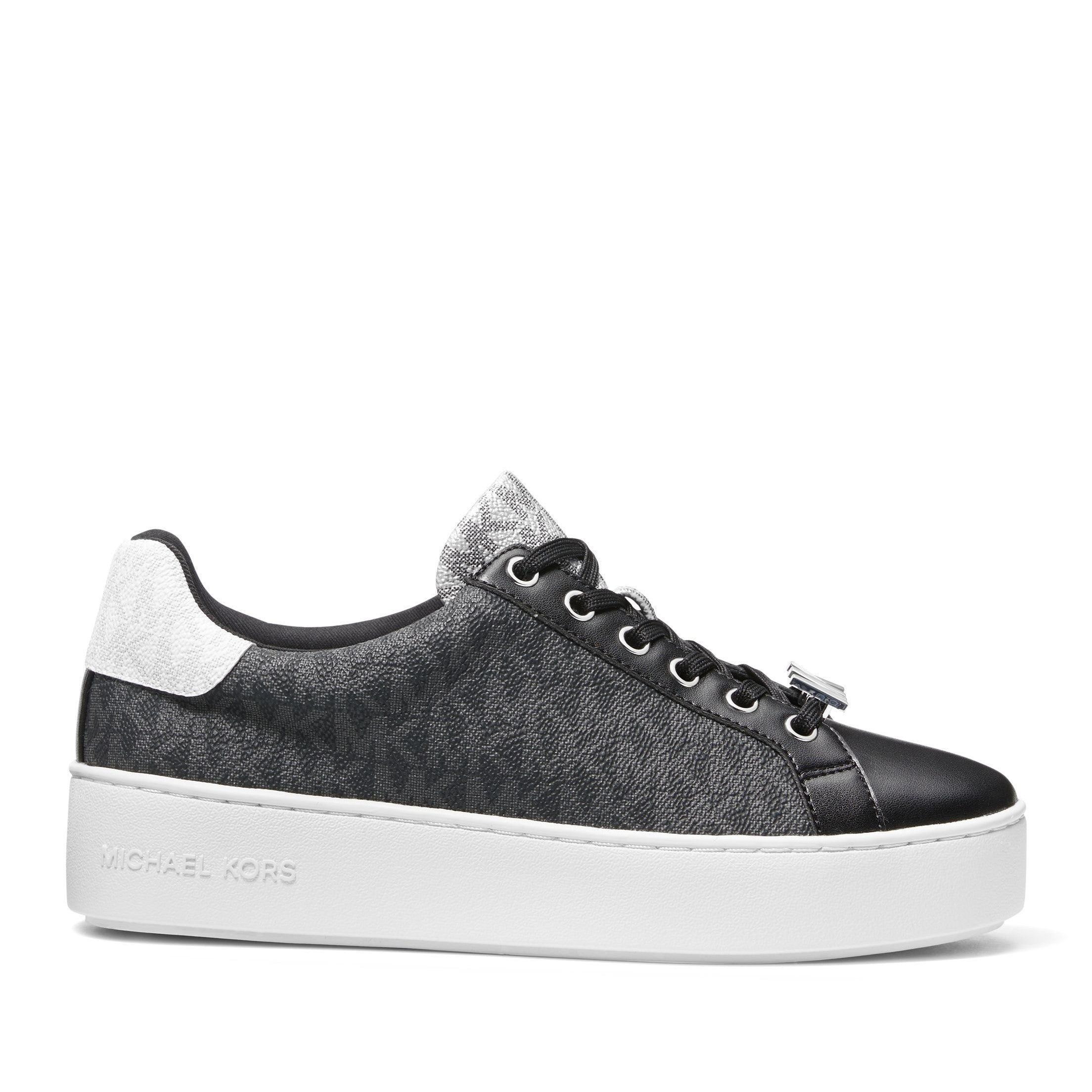 Poppy Color-Block Logo Sneaker