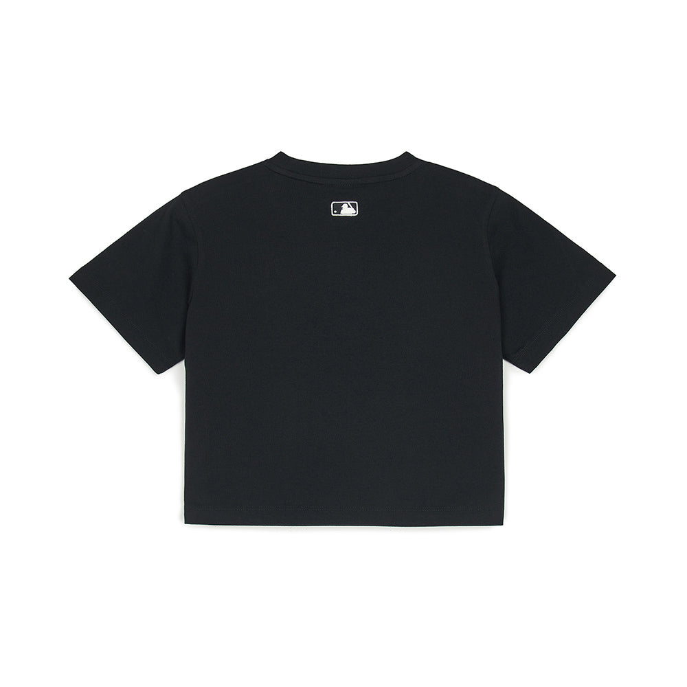 WOMEN'S BASIC CROP T SHRTS NEW YORK YANKEES