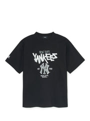 BASIC BIG LOGO MEGA OVER FIT T-SHIRTS NEW YORK YANKEES