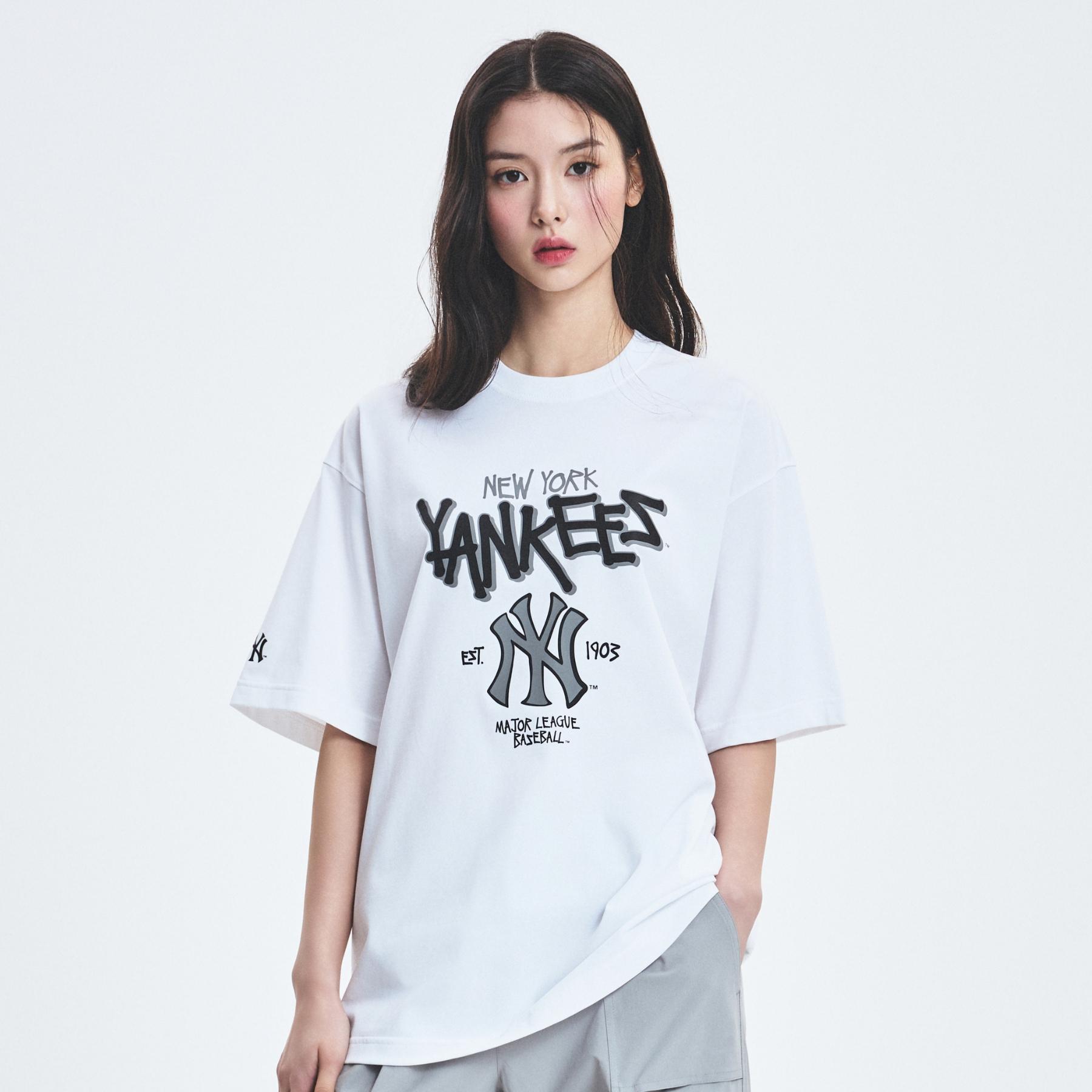BASIC BIG LOGO MEGA OVER FIT T SHIRTS NEW YORK YANKEES