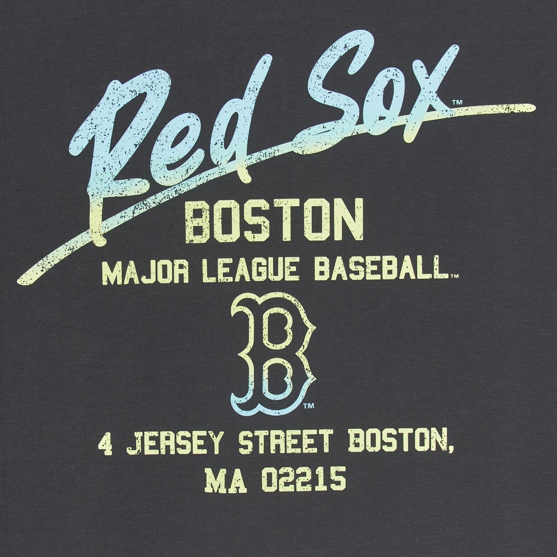 BASIC COLOR LETTER MEGAOVER FIT T-SHIRTS BOSTON RED SOX
