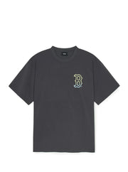 BASIC COLOR LETTER MEGAOVER FIT T-SHIRTS BOSTON RED SOX