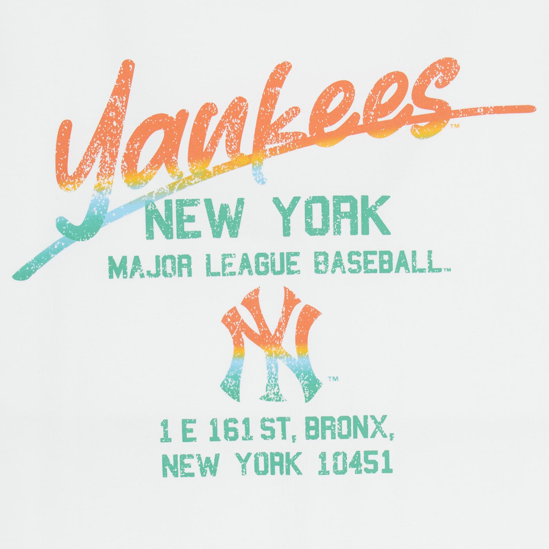 BASIC COLOR LETTER MEGAOVER FIT T-SHIRTS NEW YORK YANKEES