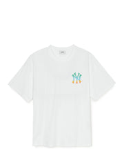 BASIC COLOR LETTER MEGAOVER FIT T-SHIRTS NEW YORK YANKEES
