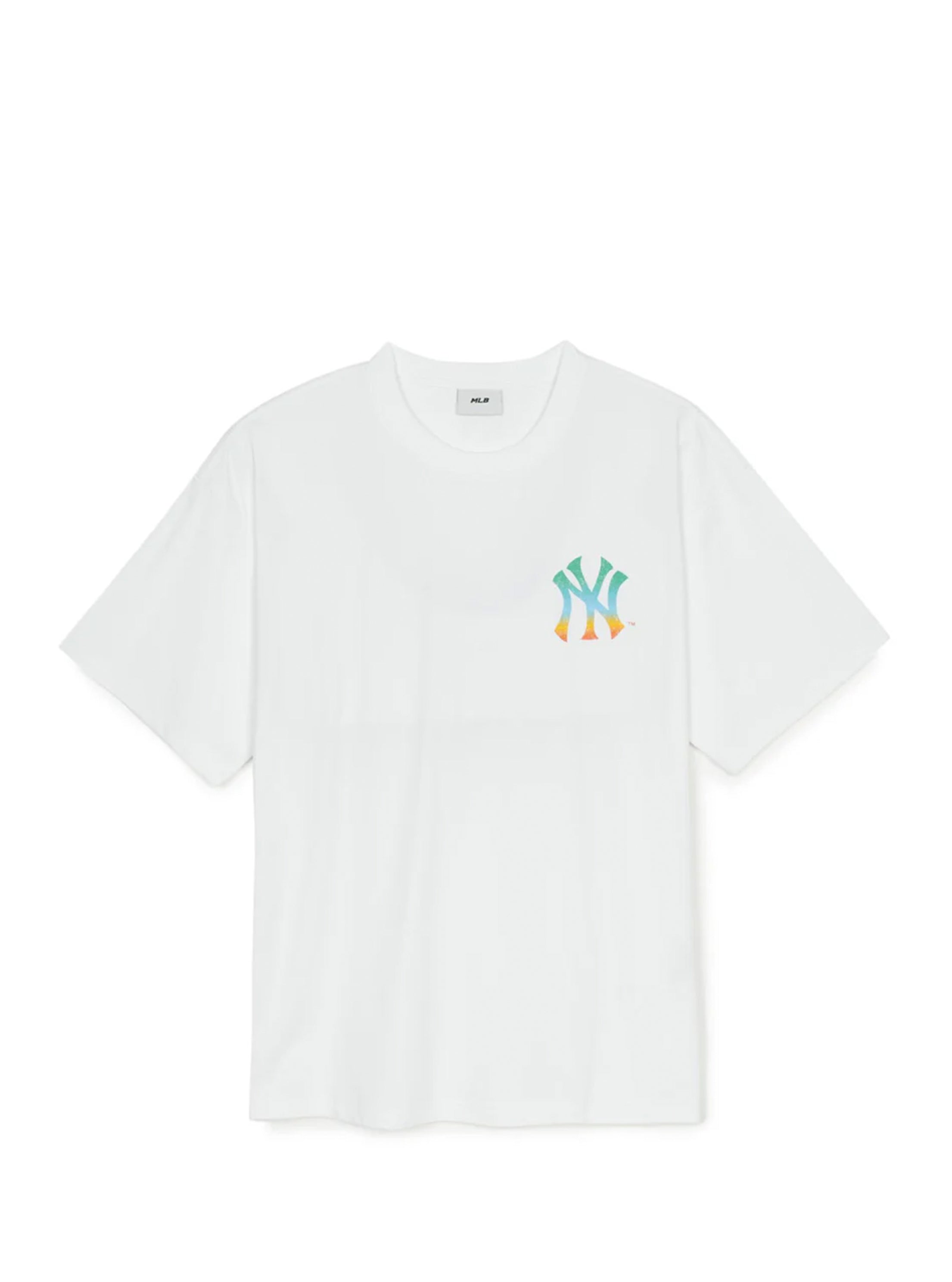 BASIC COLOR LETTER MEGAOVER FIT T-SHIRTS NEW YORK YANKEES