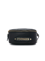 BHARA BLACK/GOLD BELT BAG