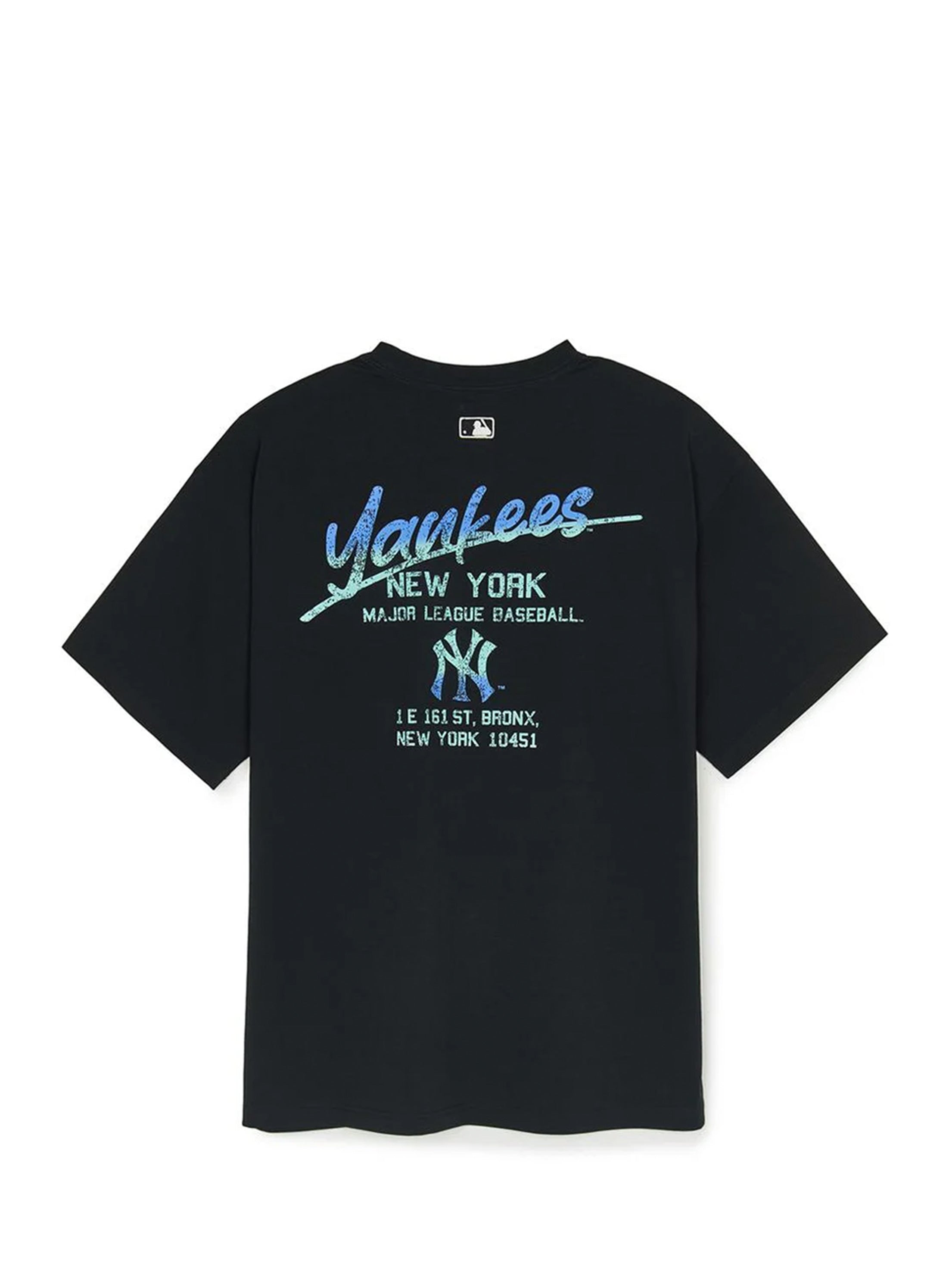 BASIC STREET COLOR LETTER LOGO MEGA-OVERSIZED-FIT T-SHIRT NEW YORK YANKEES