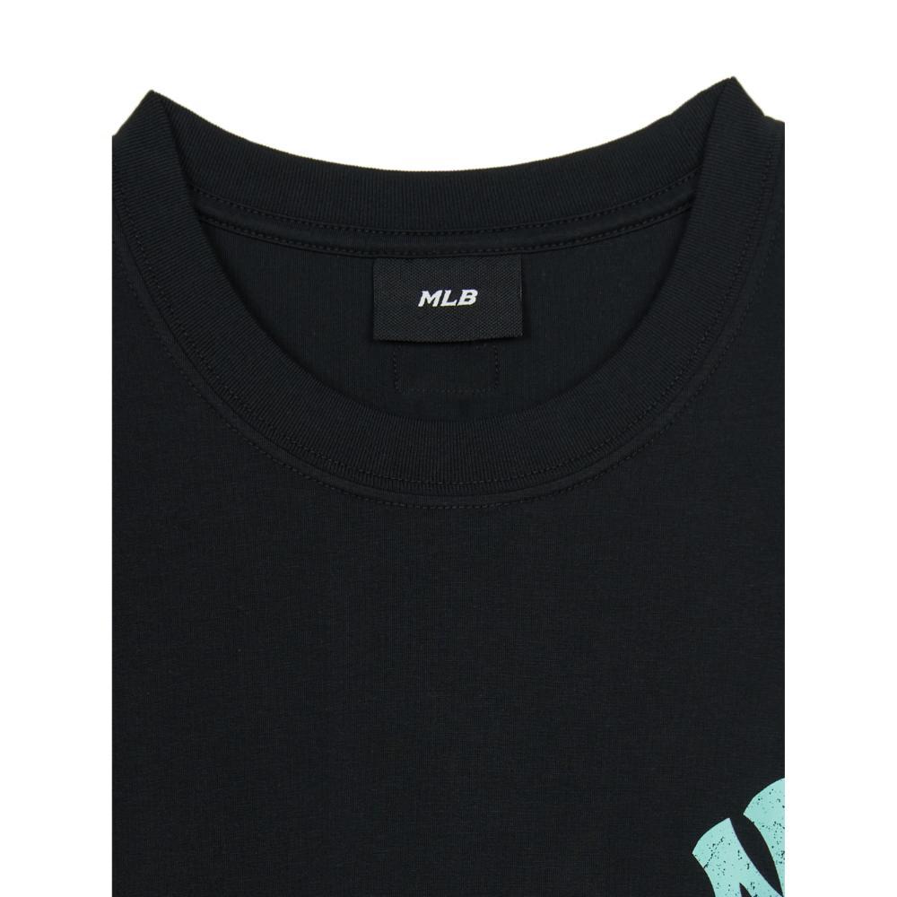 BASIC STREET COLOR LETTER LOGO MEGA-OVERSIZED-FIT T-SHIRT NEW YORK YANKEES