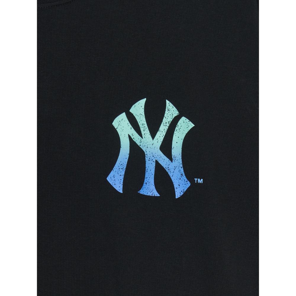 BASIC STREET COLOR LETTER LOGO MEGA-OVERSIZED-FIT T-SHIRT NEW YORK YANKEES