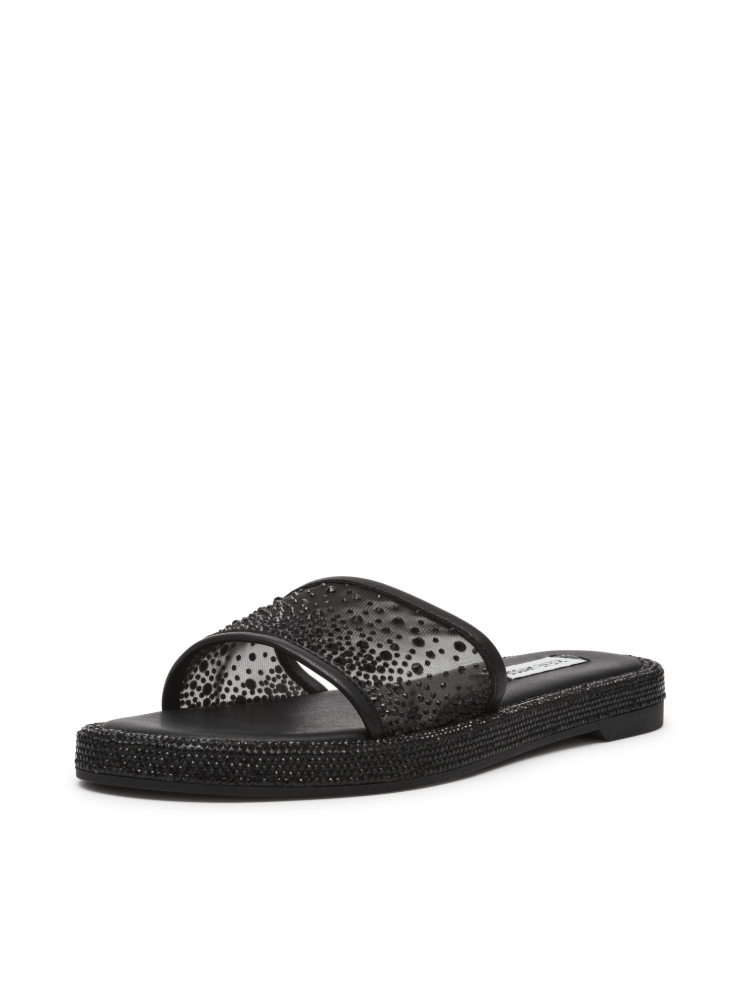 AESHA BLACK MESH SANDAL