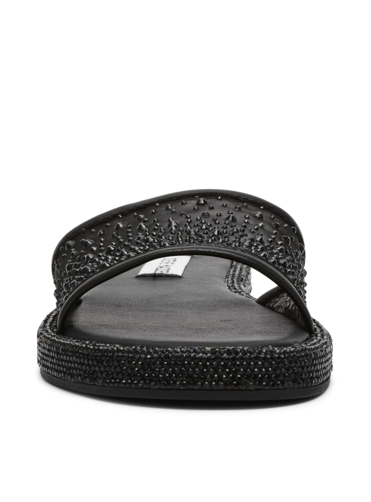 AESHA BLACK MESH SANDAL