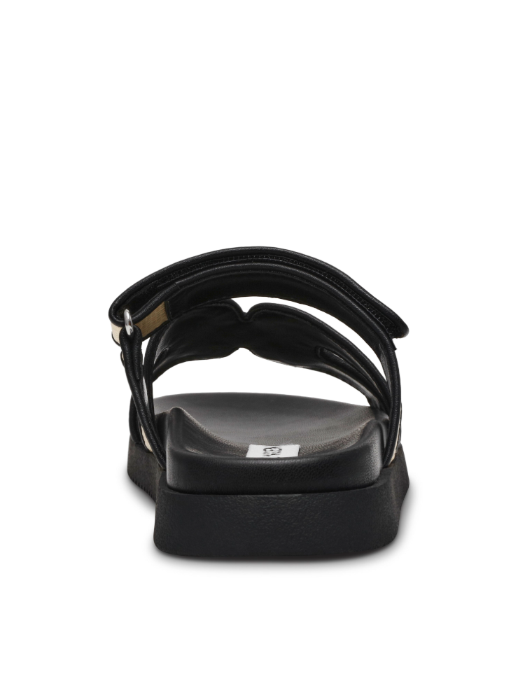 MISSILE NAT BLACK RAFFIA SANDAL