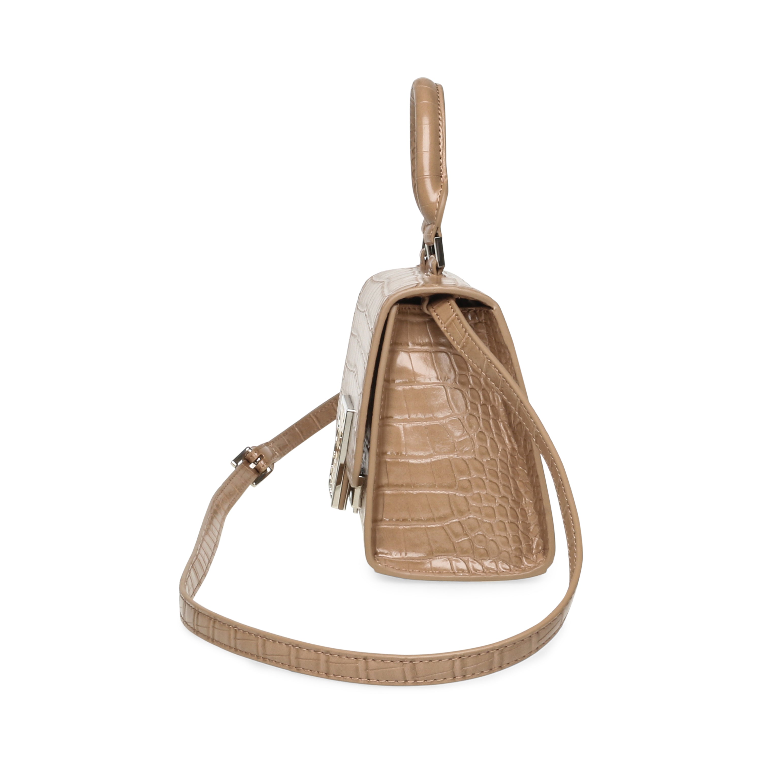 BJANAE BEIGE TOP HANDLE BAG