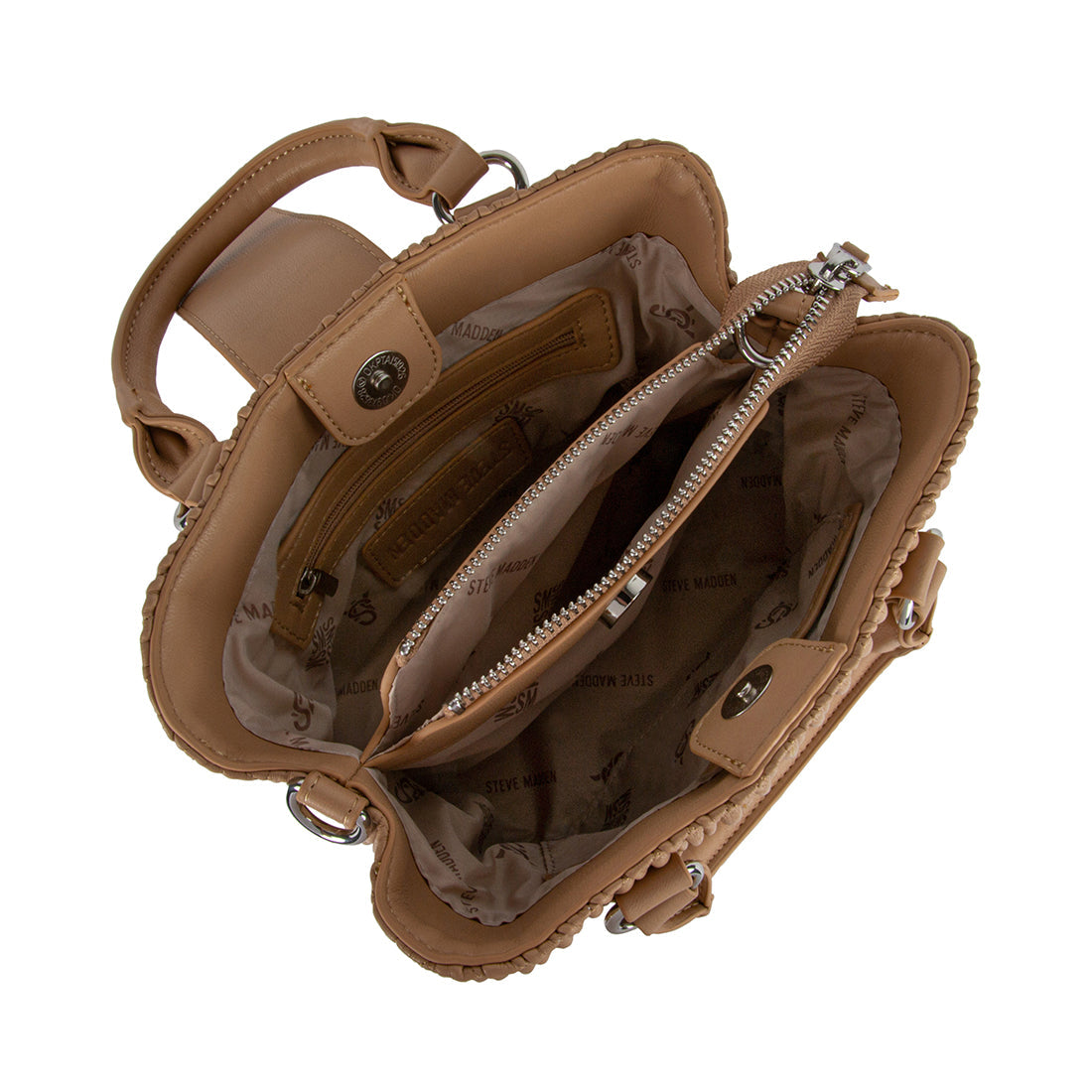 BTOMLIN BEIGE TOP HANDLE BAG