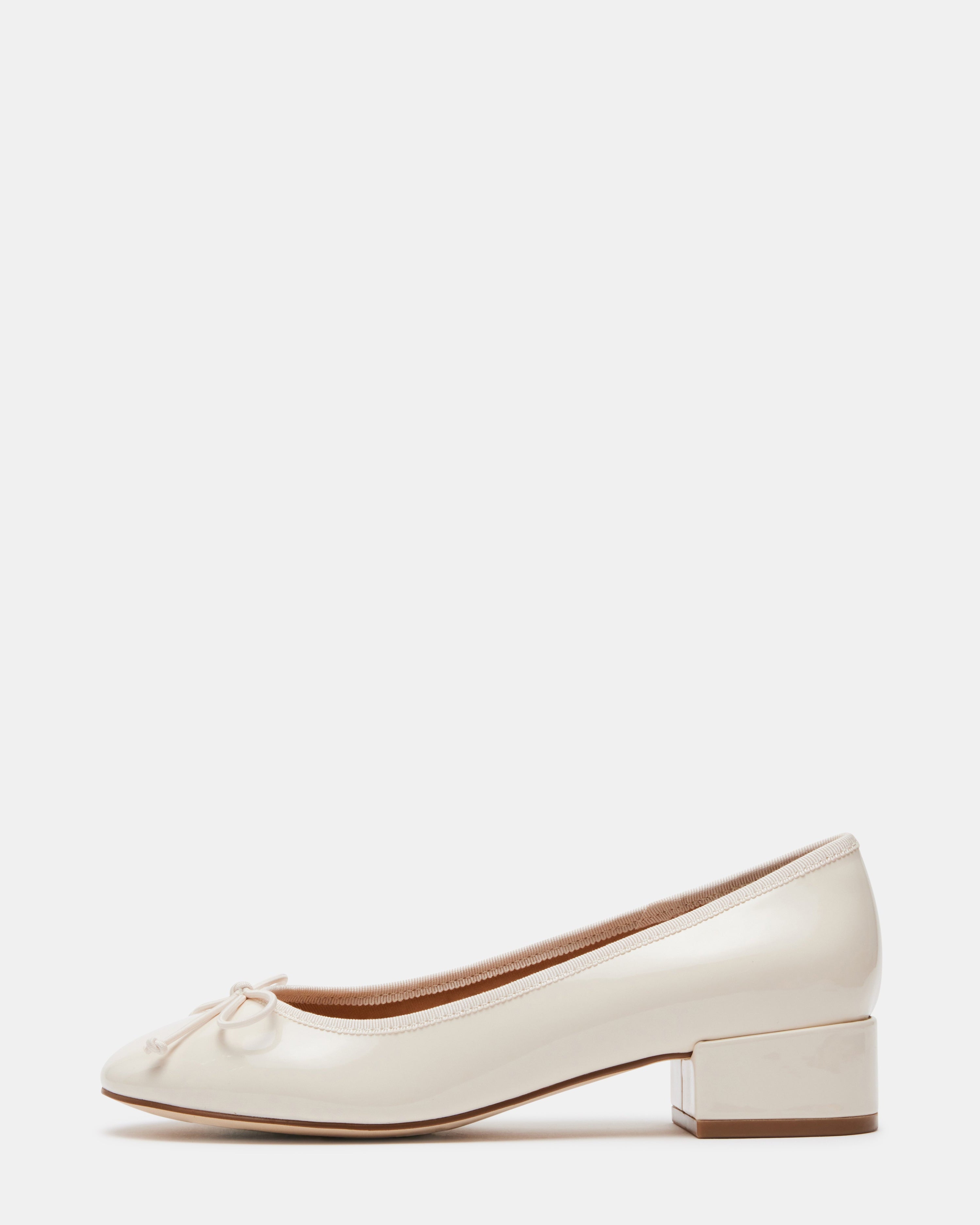 CHERISH BONE PATENT HEELS