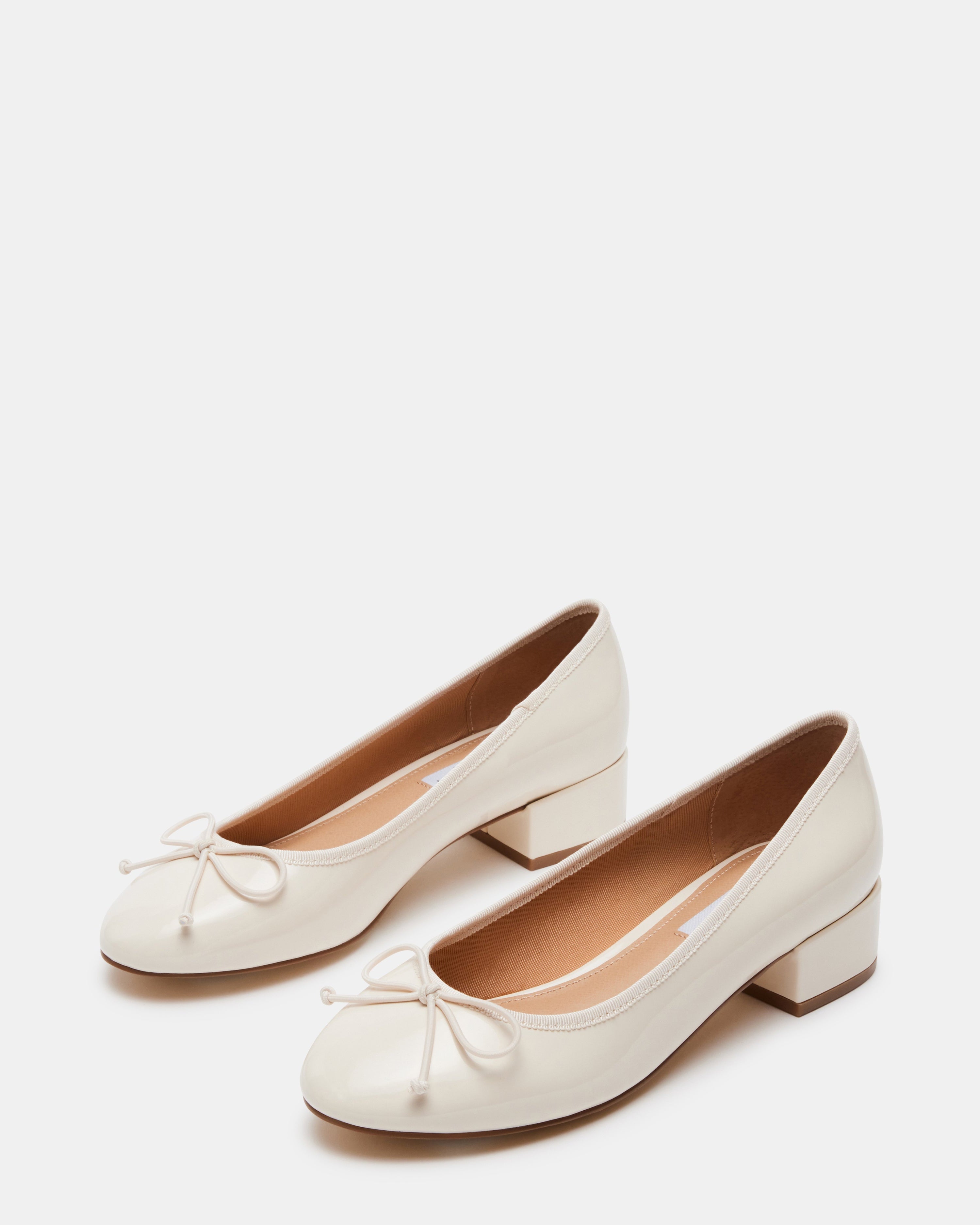 CHERISH BONE PATENT HEELS