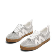DEGREE-R SILVER SNEAKERS