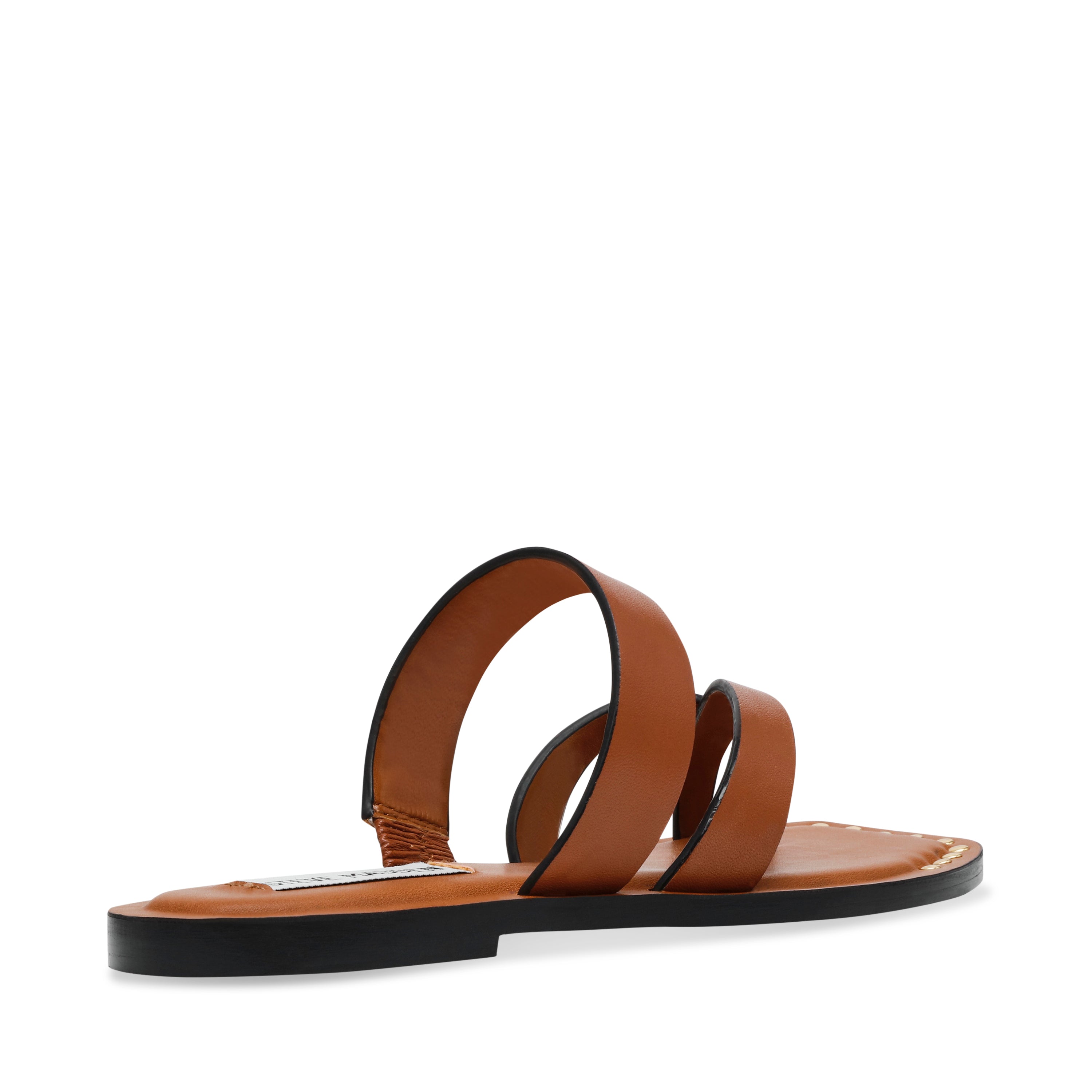 KANNON COGNAC LEATHER SANDALS