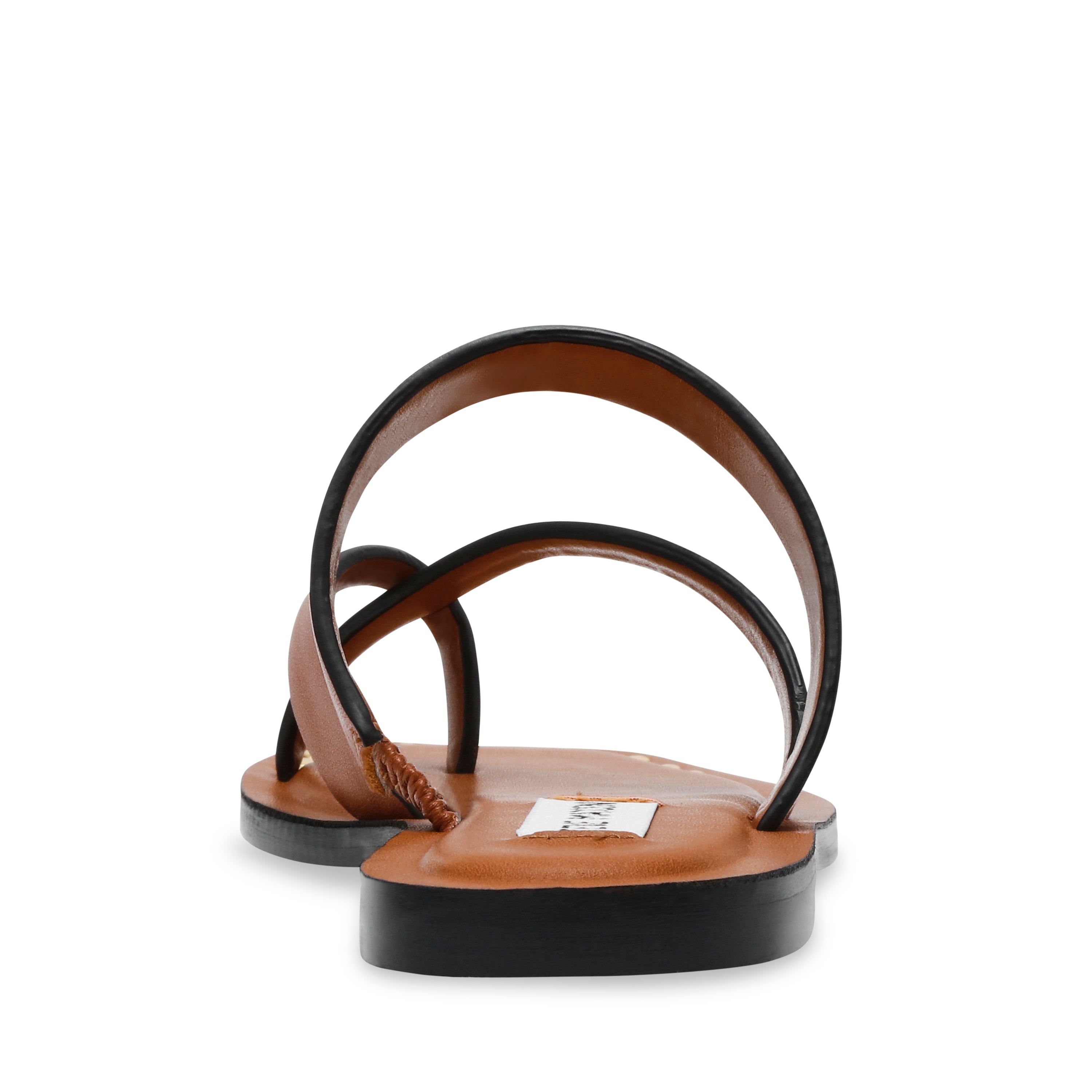 KANNON COGNAC LEATHER SANDALS