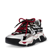 KINGDOM ICE PEWTER/RED SNEAKERS