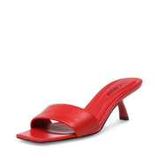 KOVERT RED LEATHER HEELS