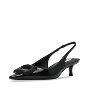 KRAVIS BLACK PATENT HEELS