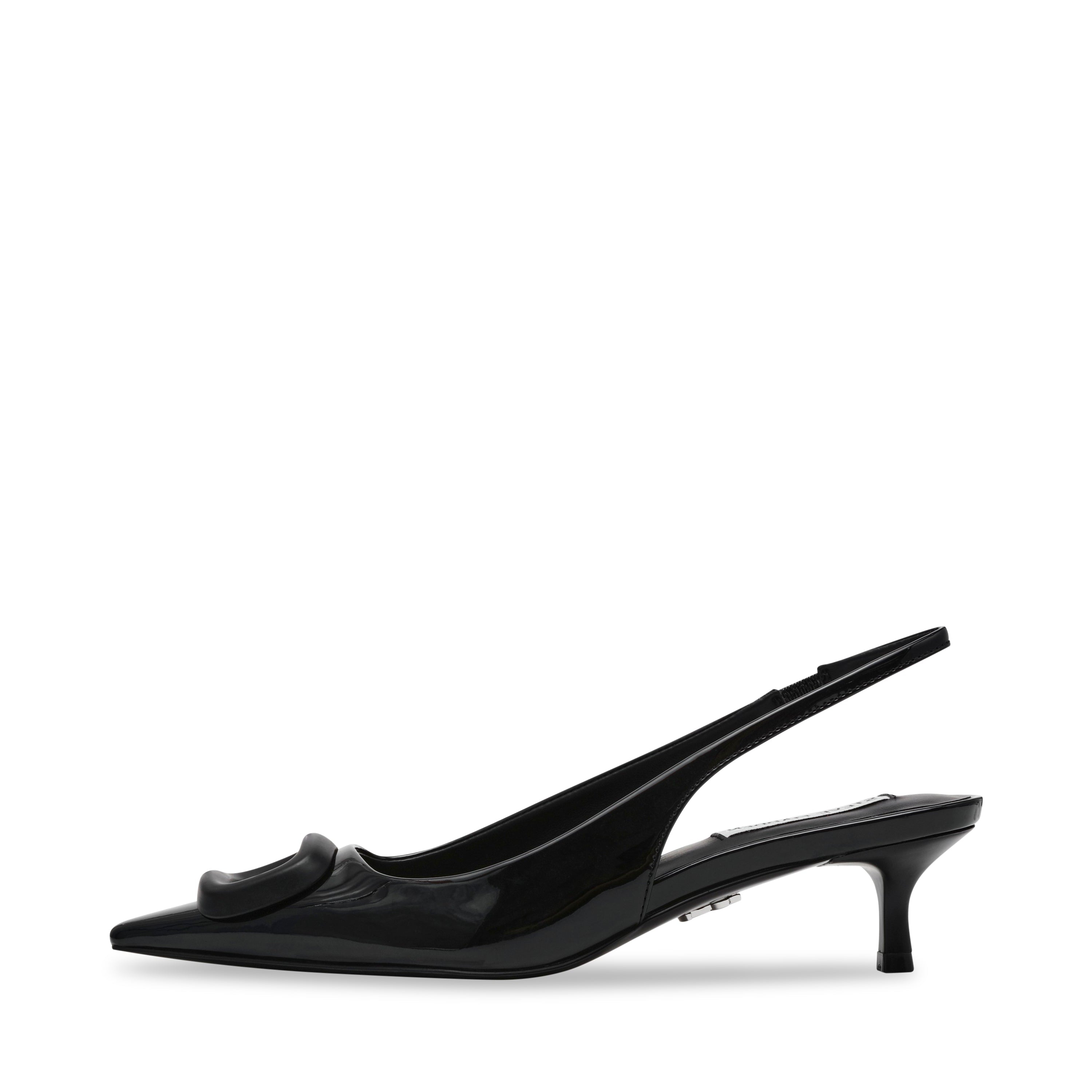 KRAVIS BLACK PATENT HEELS