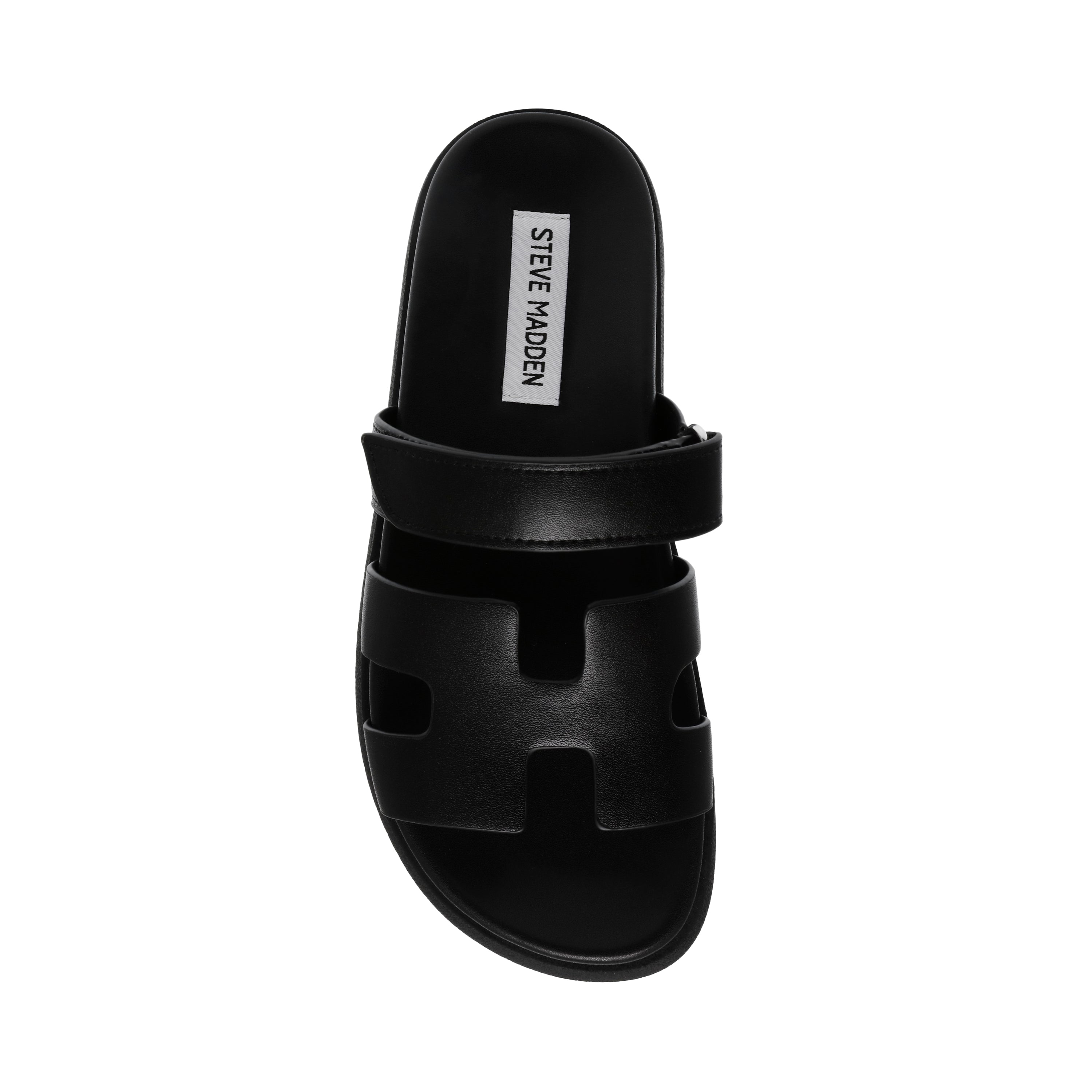 MAYVEN-CN BLACK ACTION LEATHER SANDAL