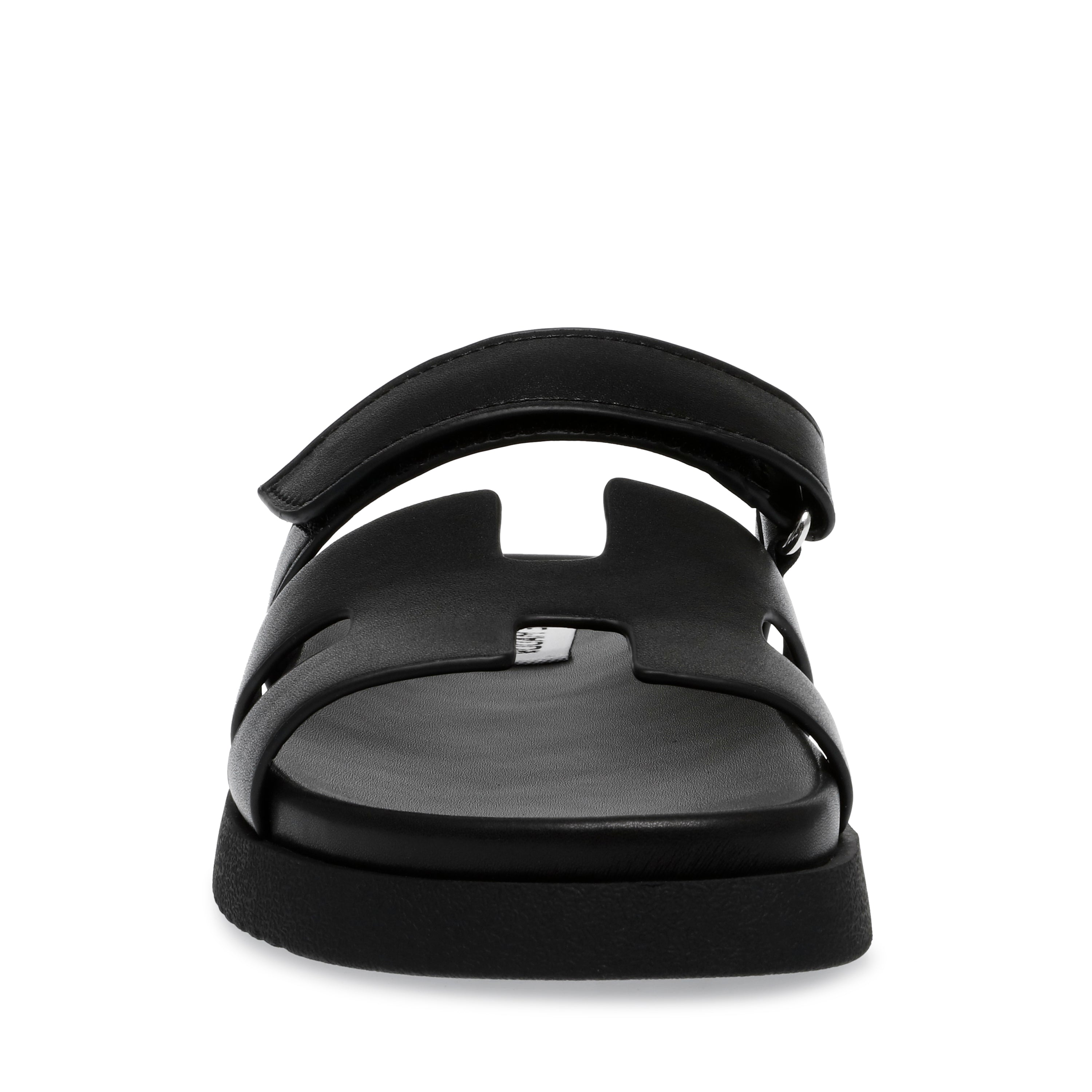 MAYVEN-CN BLACK ACTION LEATHER SANDAL