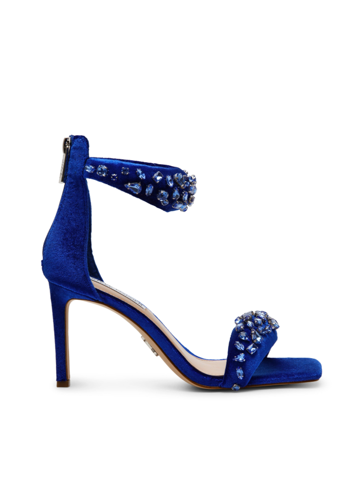 PARTAY-S BLUE VELVET HEELS