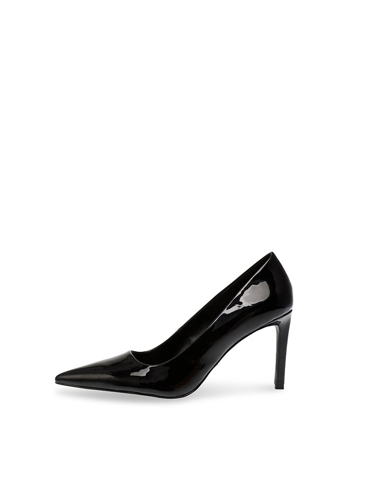 PROPHECY BLACK PATENT HEELS