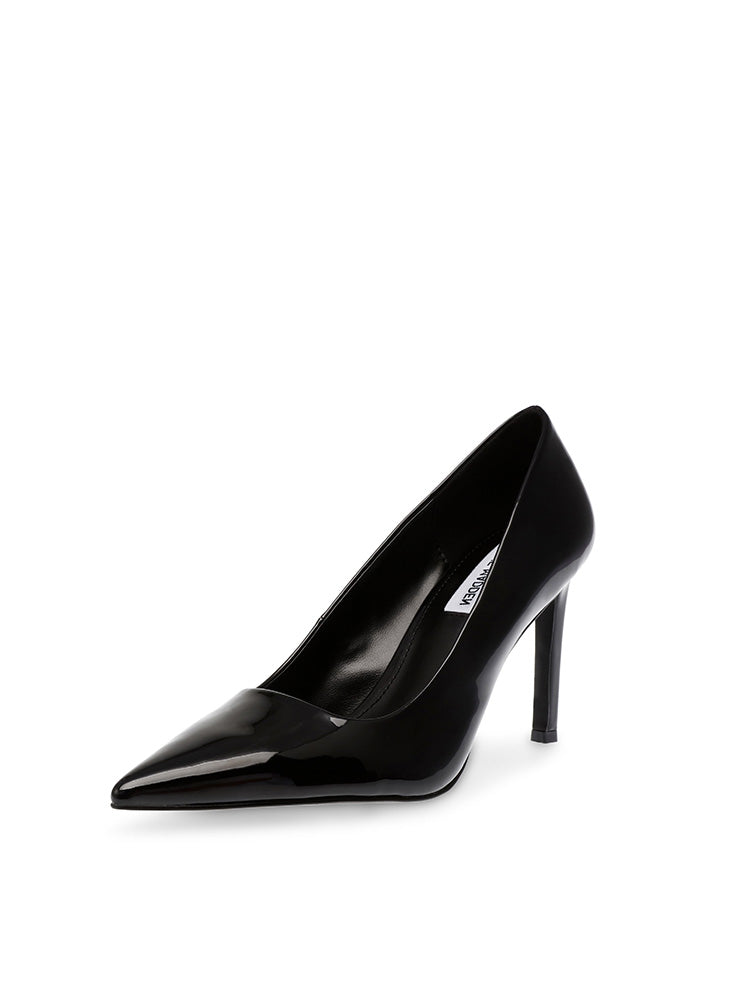 PROPHECY BLACK PATENT HEELS